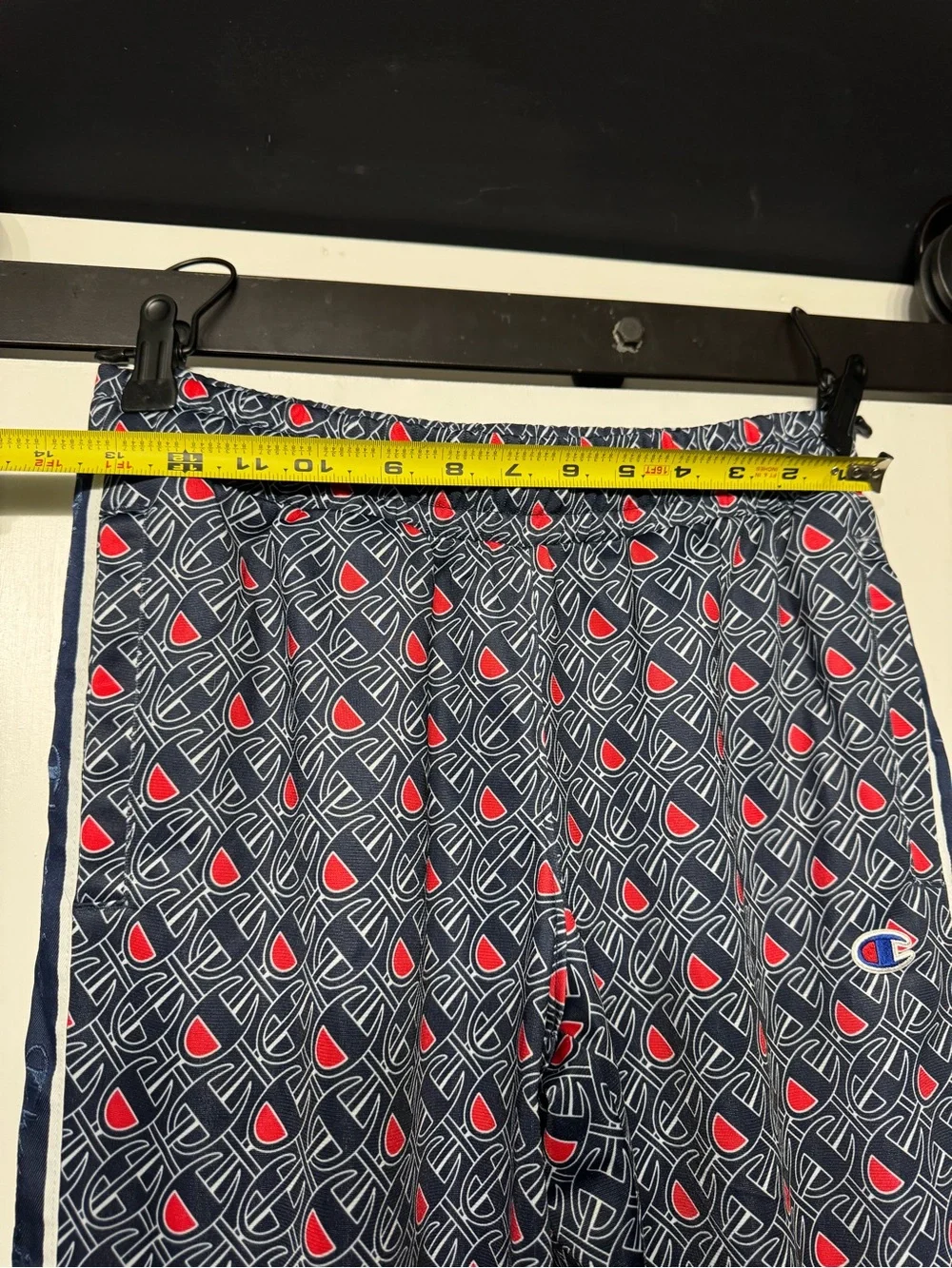 Champion Girls' Navy Logo Print Track Pants